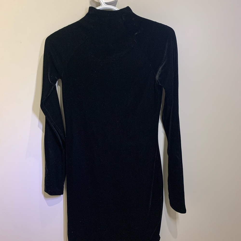 Cheap Monday Black Velvet Midi Dress